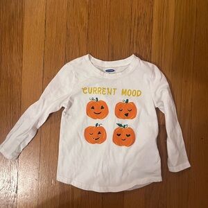 Toddler Old Navy unisex pumpkin shirt